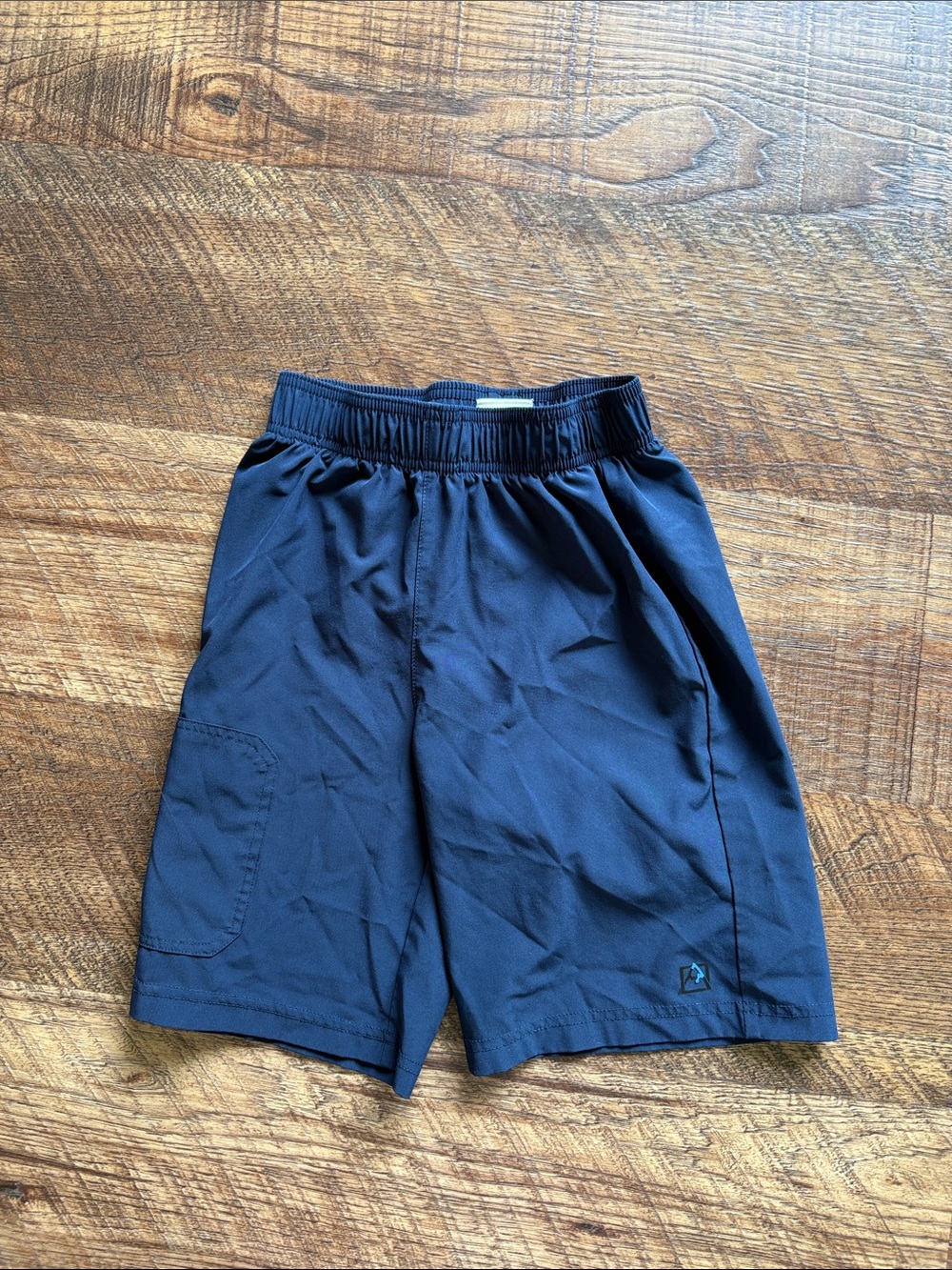 Avalanche Navy Blue Kids Athletic Shorts